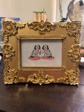 Gold Ornate Decorative Picture Frame - Home Accents 4x6”
